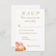 Katholische Terracotta-Rose Hochzeit