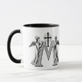 Katholische Typografie Jesus Mary Angels Tasse (Links)
