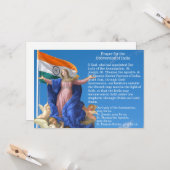 Katholische Umwandlung Indien Gebet Heilige Karte (Vorderseite/Rückseite Beispiel)