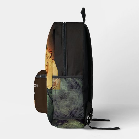 Katholische "Unsere Lady der Straßen" Bedruckter Rucksack (Rechts)