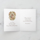 Katholische Verhaftung an Jungfrau Mary Religious Karte (Innenseite)