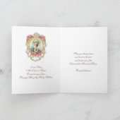 Katholische Verhaftung an Jungfrau Mary Religious Karte (Innenseite)