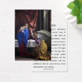 Katholische Verkündung des Gebets "Mary Memorare" (Schreibtisch)