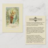 Katholische Verlobung Gebete Heilige Karte (Vorne/Hinten)