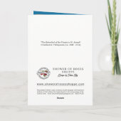 Katholische Verlobung religiöses Gebet Vintag Karte (Rückseite)