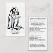 Katholische Versöhnungskarte Visitenkarte (Vorne/Hinten)