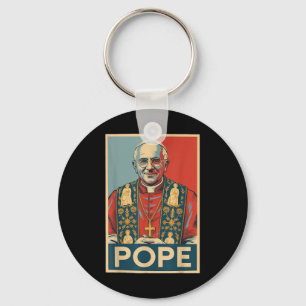 Katholische Wahl Papst Leo Xiv Christlicher Papst Schlüsselanhänger