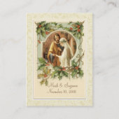 Katholische Weihnachtsfeier Mary Joseph Holy Card Visitenkarte (Vorderseite)
