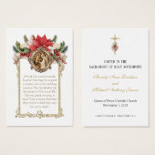 Katholische Weihnachtskarten (Vorne & Hinten)