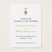 Katholische Weihnachtskarten (Rückseite)