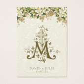 Katholische weiße Blütengolden Hochzeit Heilige Ka (Vorderseite)