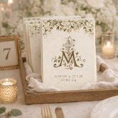 Katholische weiße Blütengolden Hochzeit Heilige Ka