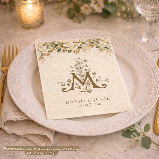 Katholische weiße Blütengolden Hochzeit Heilige Ka