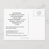 Katholische Wiedersehen Save the Date Nun Custom Ankündigungspostkarte (Rückseite)