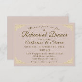 Katholische Winterhochzeit Probe Dinner (Vorne/Hinten)