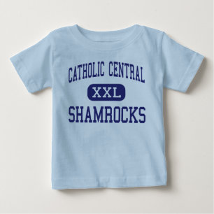 Katholische Zentrale - Kleeblätter - hoch - Novi Baby T-shirt