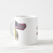 katholischer Amerikaner Kaffeetasse (Vorderseite Links)