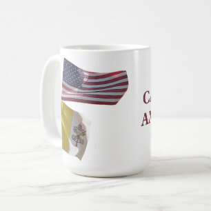 katholischer Amerikaner Kaffeetasse