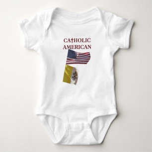 Katholischer Amerikaner Leo 14 Baby Strampler