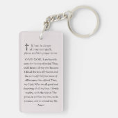 Katholischer Ausweis Religiöser Schlüsselanhänger (Rückseite)