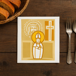Katholischer Bischof Eucharistie Christlicher Glau Serviette