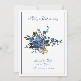 Katholischer Blumenkirchenkirche Empfang kombinier Einladung