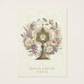 Katholischer Blumenmonstranz Hochzeit der Heiligen (Vorderseite)