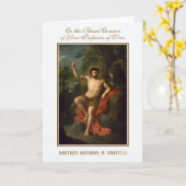 Katholischer Bruder religiöser Beruf der Vows Card Karte (Gelbe Blume)