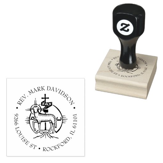 KATHOLISCHER DATENNAME PERSONALISIERT GUMMISTEMPEL (Stempel)