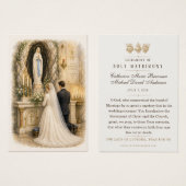 Katholischer Ehesegen Marianischer Altar Hochzeit (Vorne & Hinten)