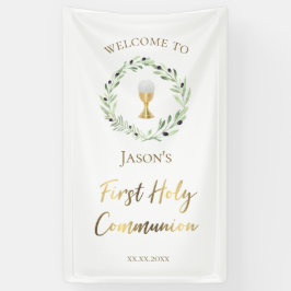 Katholischer erster Olivenhain der Heiligen Kommun Banner