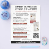 Katholischer Flyer zur Sensibilisierung für Notfäl (Einzeln)