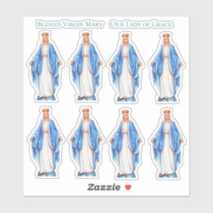 Katholischer gesegnete aufkleber