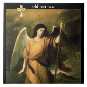 Katholischer Heiliger Archangel Raphael Add Verse Fliese