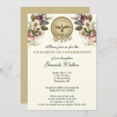 Katholischer Heiliger Geist Heiligung der Bestätig Einladung (Vorne/Hinten)