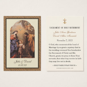 Katholischer Hochzeitssegen Jesus Maria Joseph