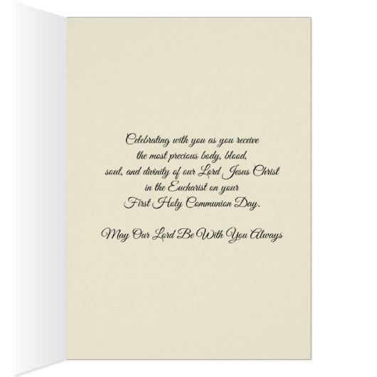 Katholischer Jesus Erste Kommune Chalice Host (Innen (Rechts))