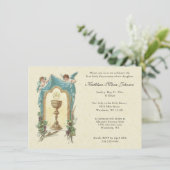 Katholischer Jesus Erste Kommunion Einladungen (Stehend Vorderseite)