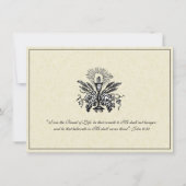 Katholischer Jesus Erste Kommunion Einladungen (Rückseite)