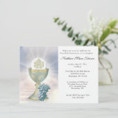 Katholischer Jesus Erste Kommunion Einladungen (Stehend Vorderseite)