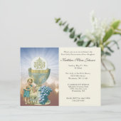 Katholischer Jesus Erste Kommunion Einladungen (Stehend Vorderseite)