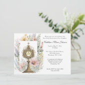 Katholischer Jesus Erste Kommunion Einladungen (Stehend Vorderseite)