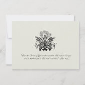 Katholischer Jesus Erste Kommunion Einladungen (Rückseite)