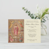 Katholischer Jesus Erste Kommunion Einladungen (Stehend Vorderseite)