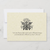 Katholischer Jesus Erste Kommunion Einladungen (Rückseite)