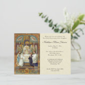 Katholischer Jesus Erste Kommunion Einladungen (Stehend Vorderseite)