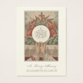 Katholischer Jesus Eucharist Angel Beerdigung Gebe (Vorderseite)