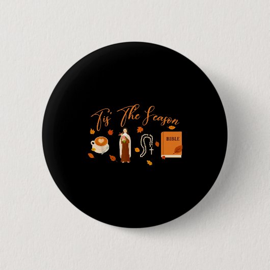 Katholischer Jesus Gott Liebhaber Bibelvers Kirche Button (Vorderseite)