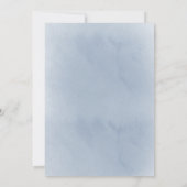 Katholischer Junge erste Wasserfarbe Einladung (Rückseite)