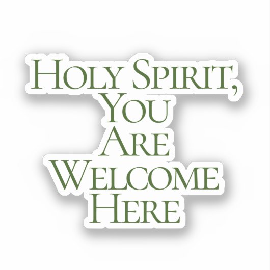 Katholischer Kostenvoranschlag Aufkleber (Vorderseite)